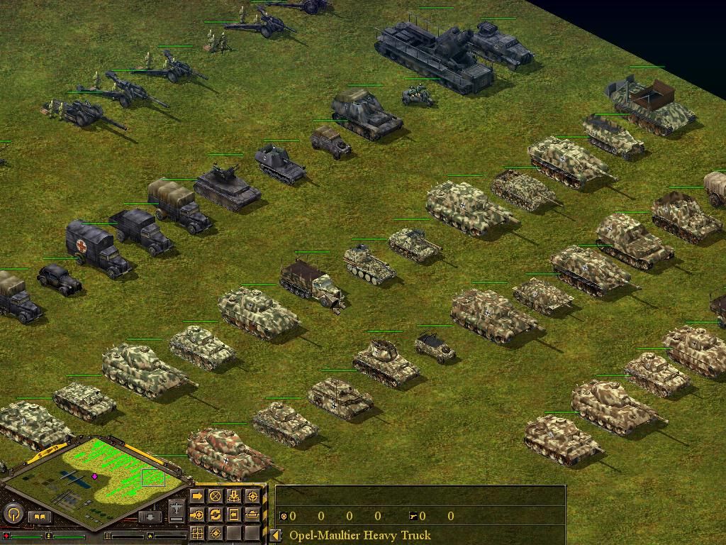Total Challenge II: Das Add-On zu Blitzkrieg (Windows) screenshot: new German Units 1