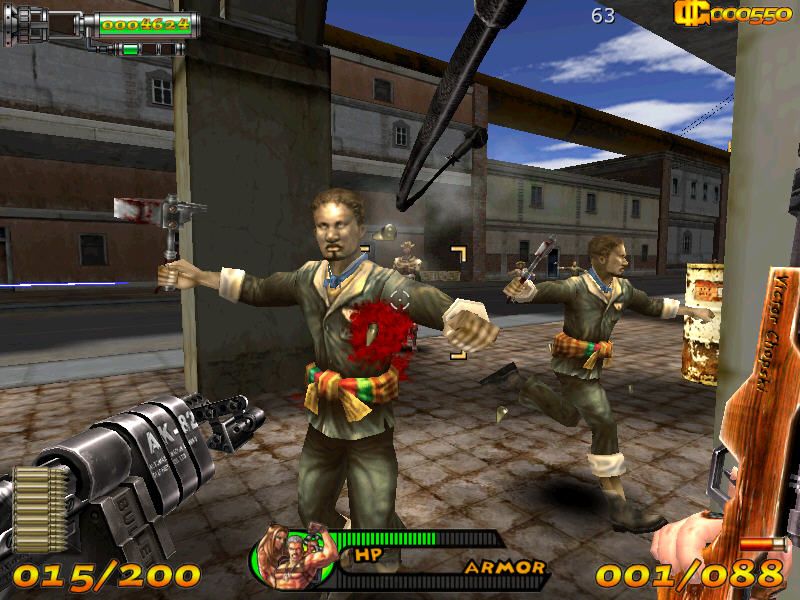 Nitro Family (Windows) screenshot: Guys with axes