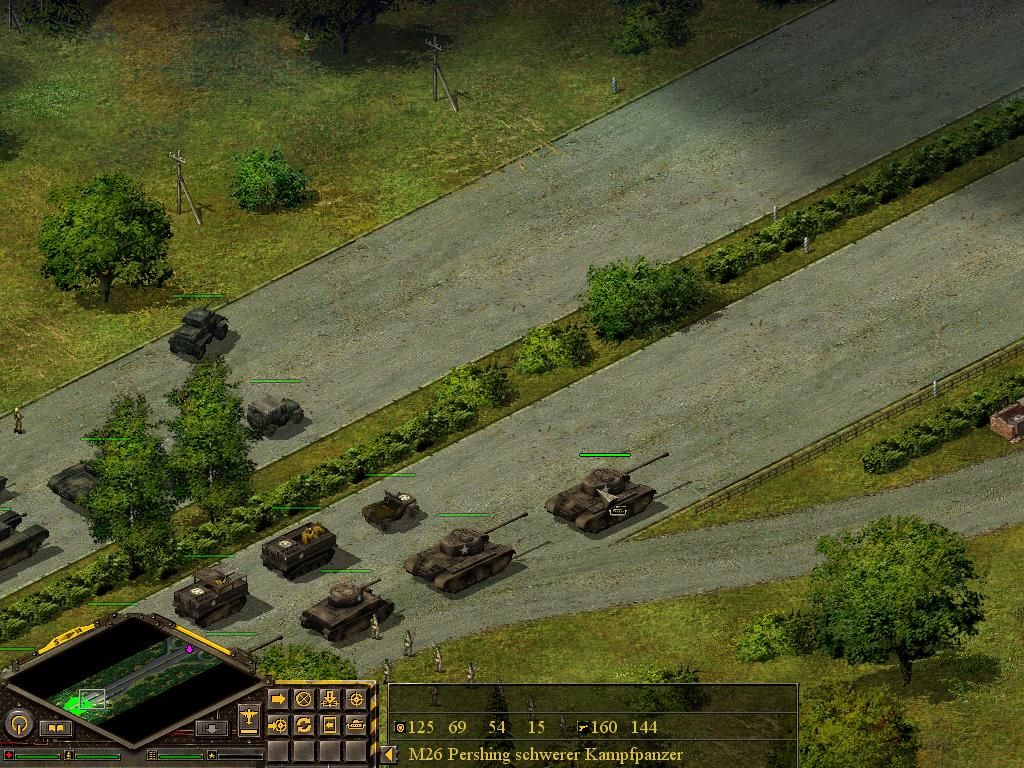 Total Challenge II: Das Add-On zu Blitzkrieg (Windows) screenshot: Mission Autobahn