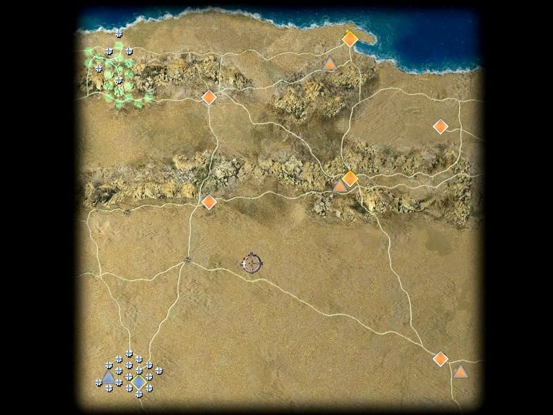 Panzer General 3D Assault (Windows) screenshot: Tobruk