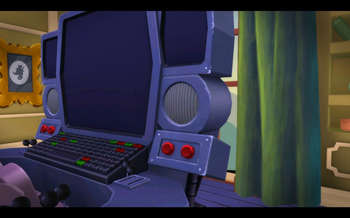 Disney DuckTales: Remastered (Windows) screenshot: Mission selection on the big computer screen