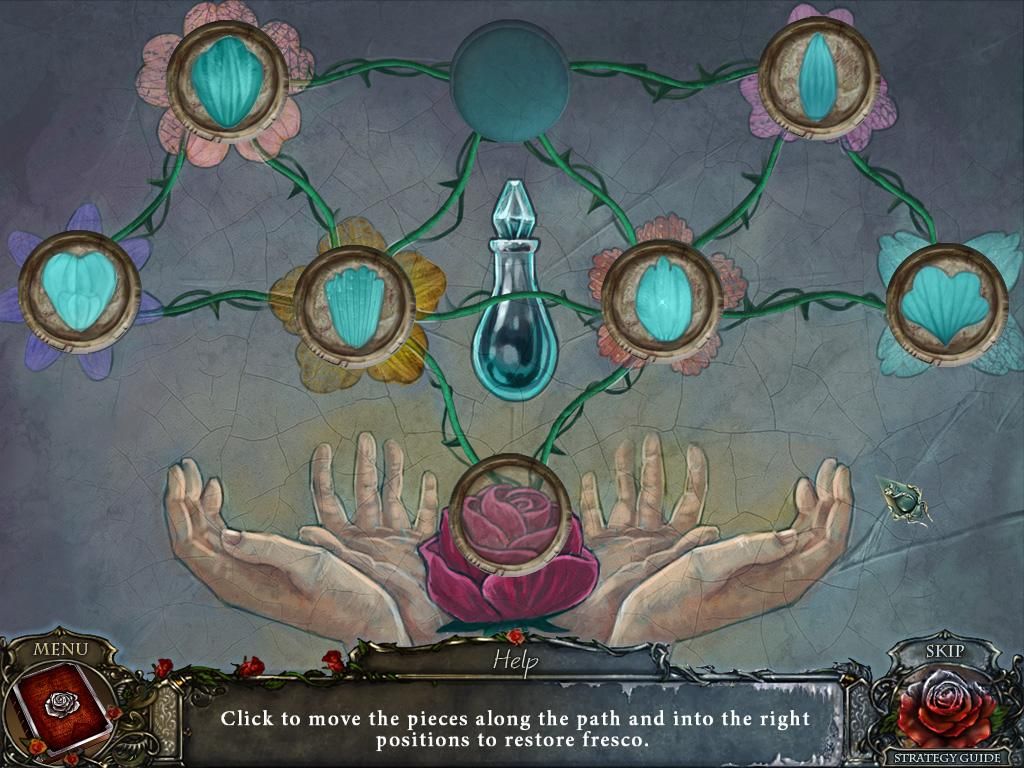Living Legends: Ice Rose (Collector's Edition) (Windows) screenshot: Bonus Play – fresco puzzle