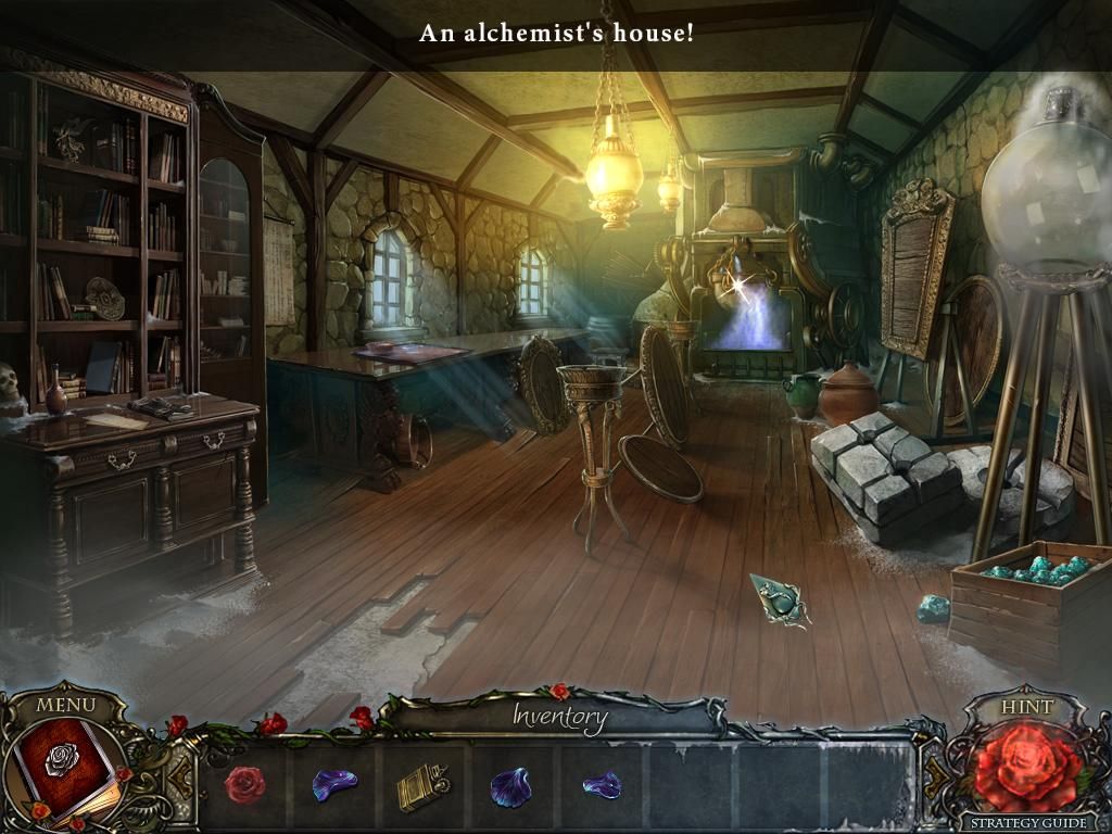 Living Legends: Ice Rose (Collector's Edition) (Windows) screenshot: Bonus Play – alchemist house