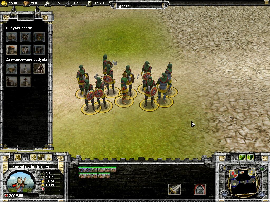 Castle Strike (Windows) screenshot: Small group soldiers
