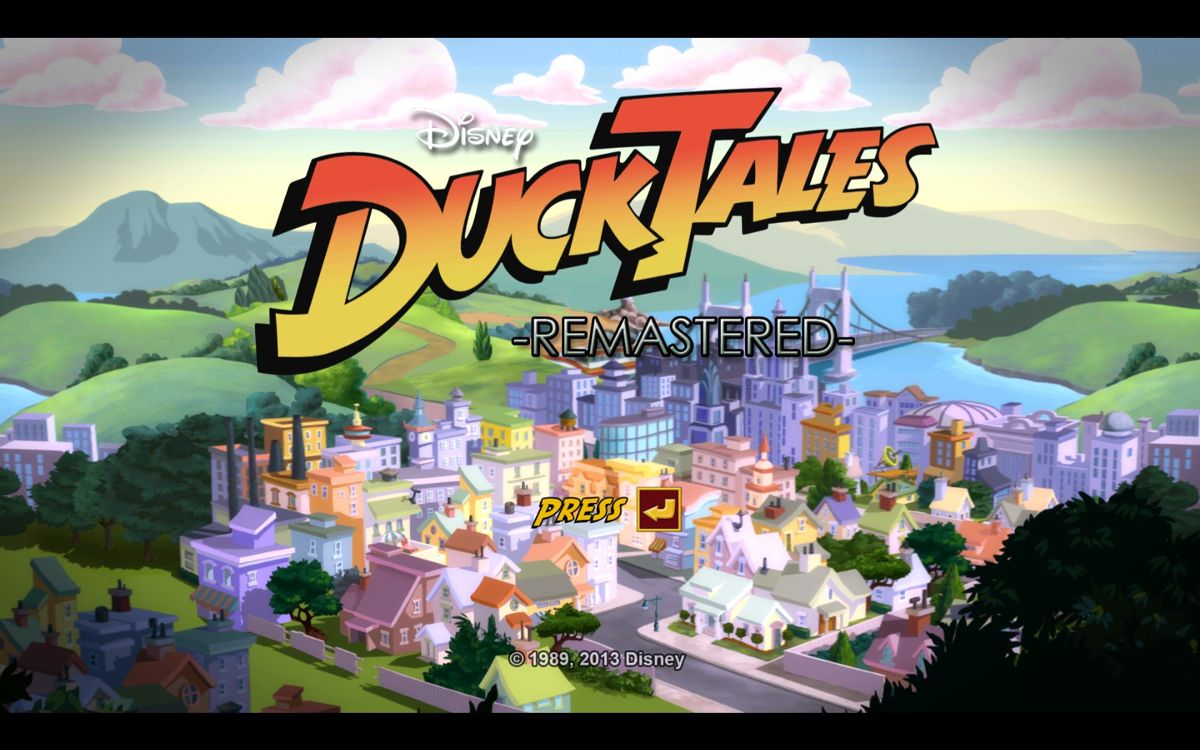 Disney DuckTales: Remastered (Windows) screenshot: Main menu