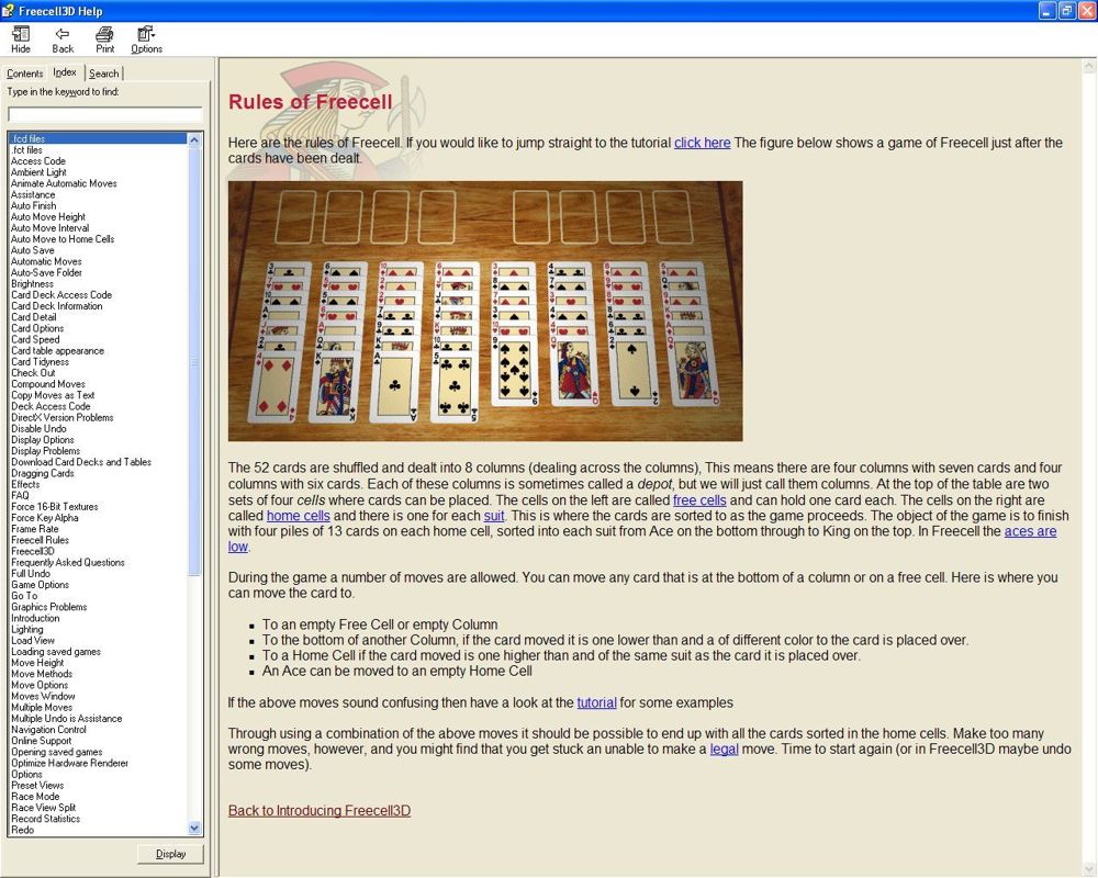 Freecell-Solver Support