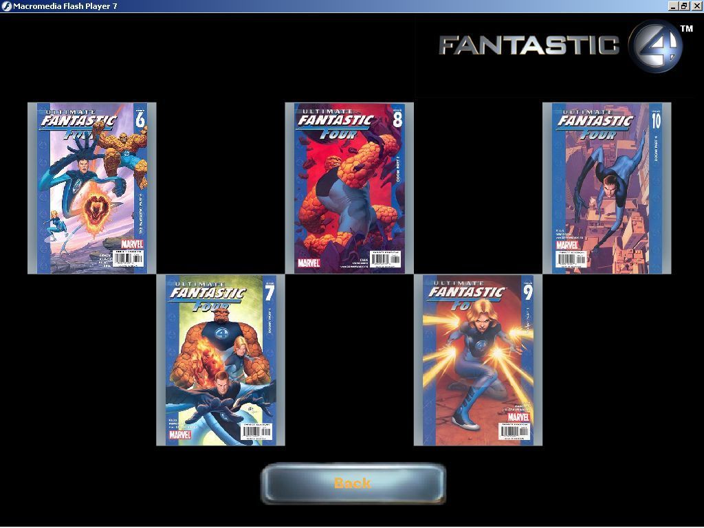 Fantastic 4 (Windows) screenshot: The comics that the player can read