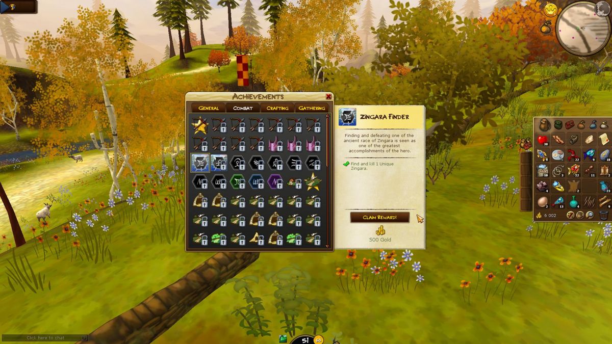 Villagers & Heroes of a Mystical Land (Windows) screenshot: Achievements