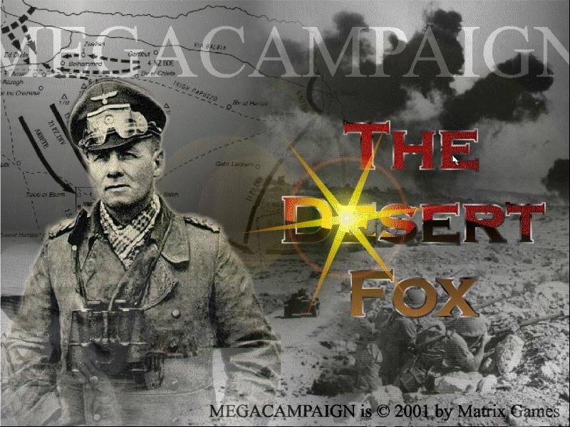 Steel Panthers: World at War - Generals Edition (Windows) screenshot: Mega Campaign The Desert Fox