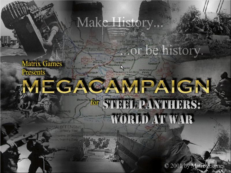 Steel Panthers: World at War - Generals Edition (Windows) screenshot: Start Screen