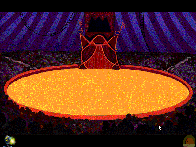Circus! (Windows 3.x) screenshot: the main stage