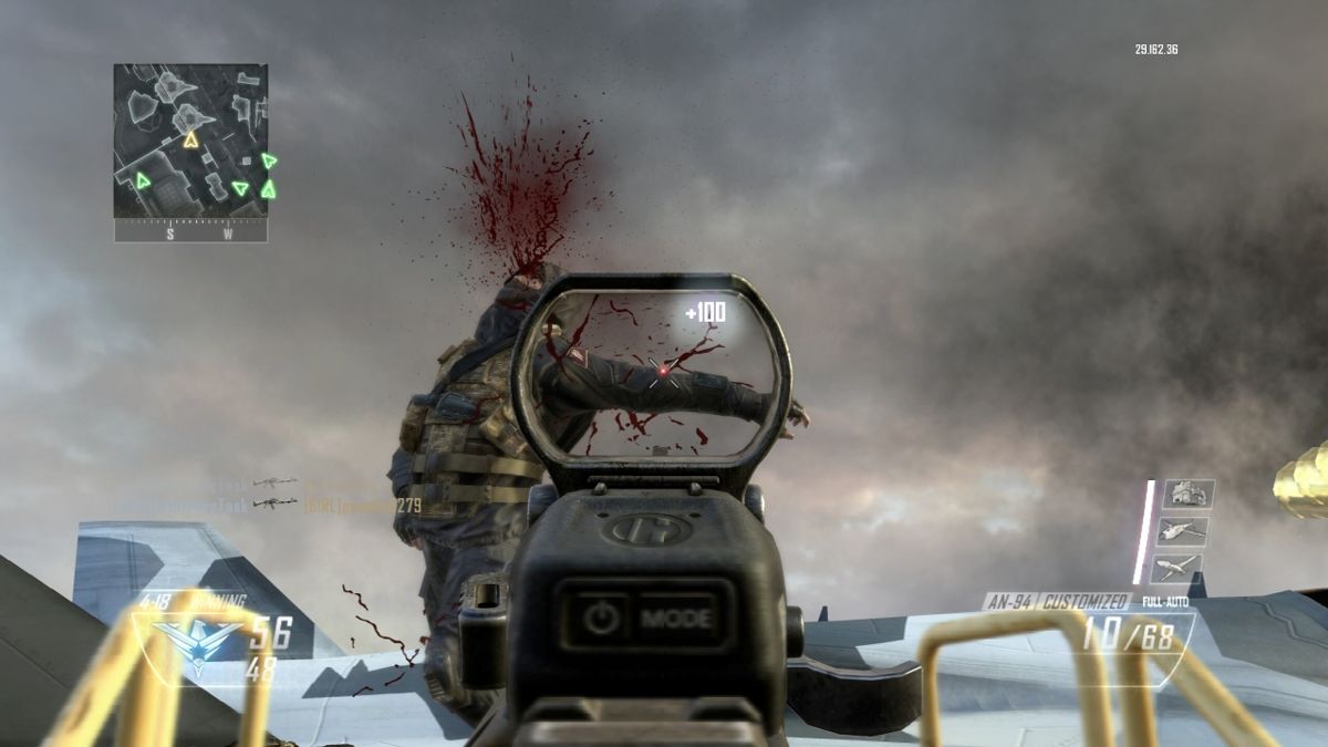 Call of Duty: Black Ops II (Wii U) screenshot: Get off my plane