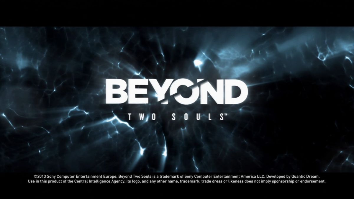 Beyond: Two Souls (PlayStation 3) screenshot: Main title.