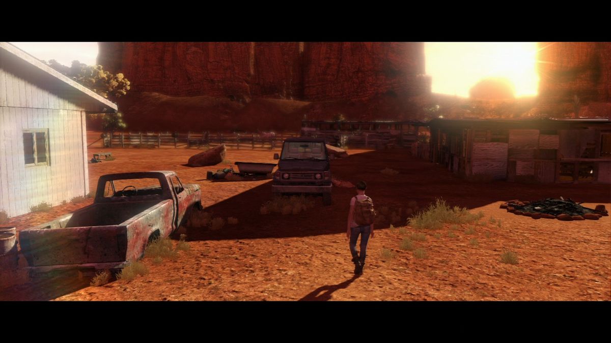 Beyond: Two Souls (PlayStation 3) screenshot: Ranch in the desert... maybe they'll let you sleep over.