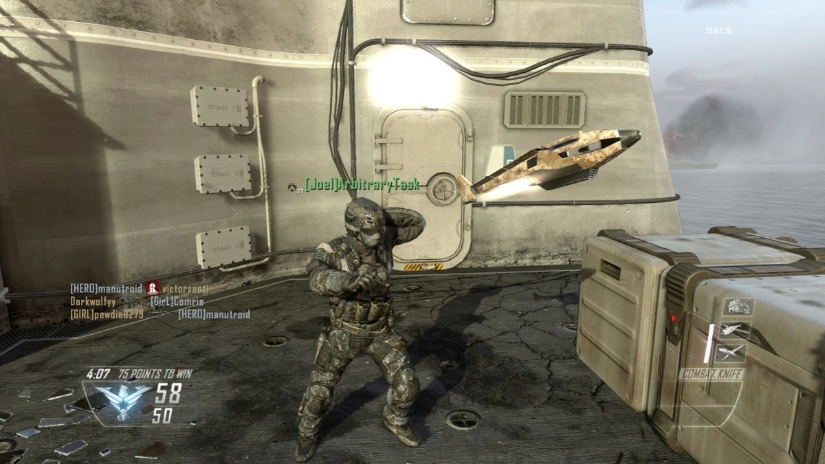 Call of Duty: Black Ops II (Wii U) screenshot: Sending out a Hunter Killer