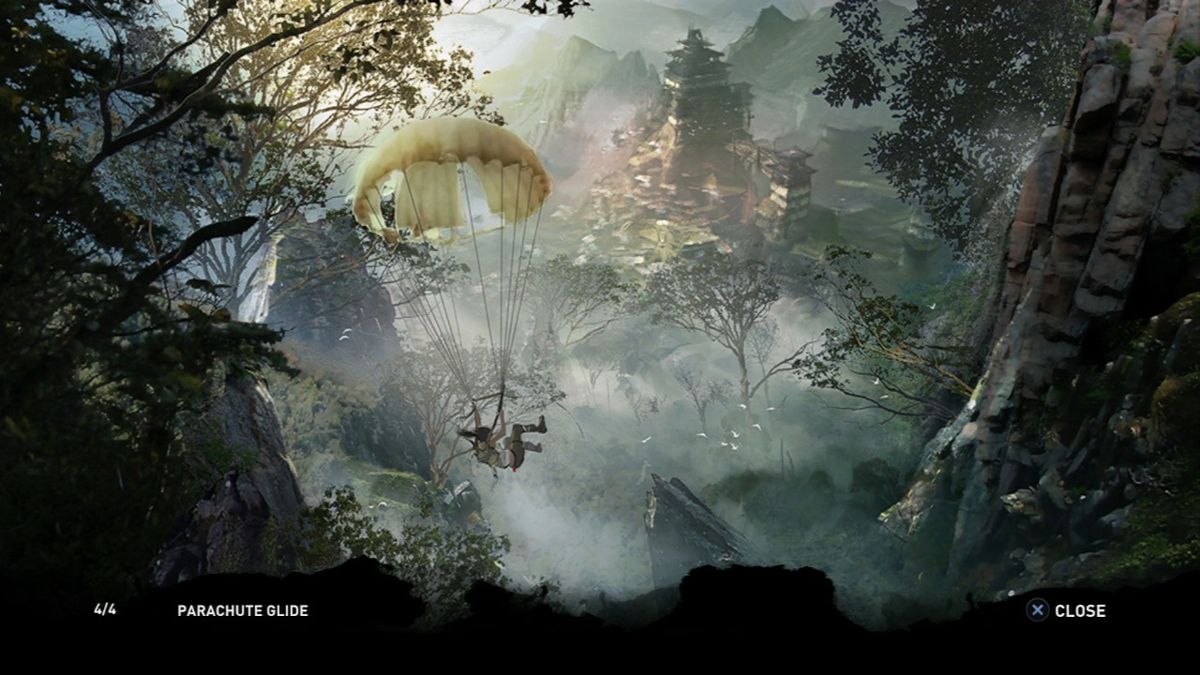 Tomb Raider (PlayStation 3) screenshot: Unlockable level artwork.