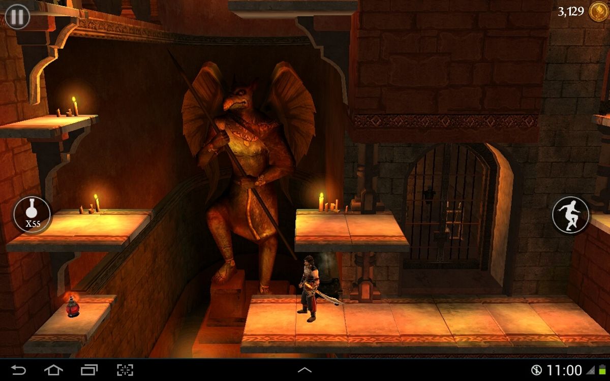 Prince of Persia: The Shadow and the Flame (Android) screenshot: That's typical architecture in the game, but I'd say it's not very ergonomic