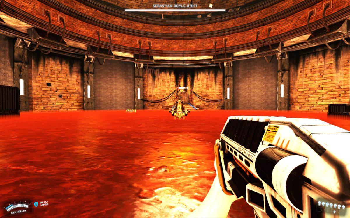 Rise of the Triad (Windows) screenshot: Fighting the second major boss.