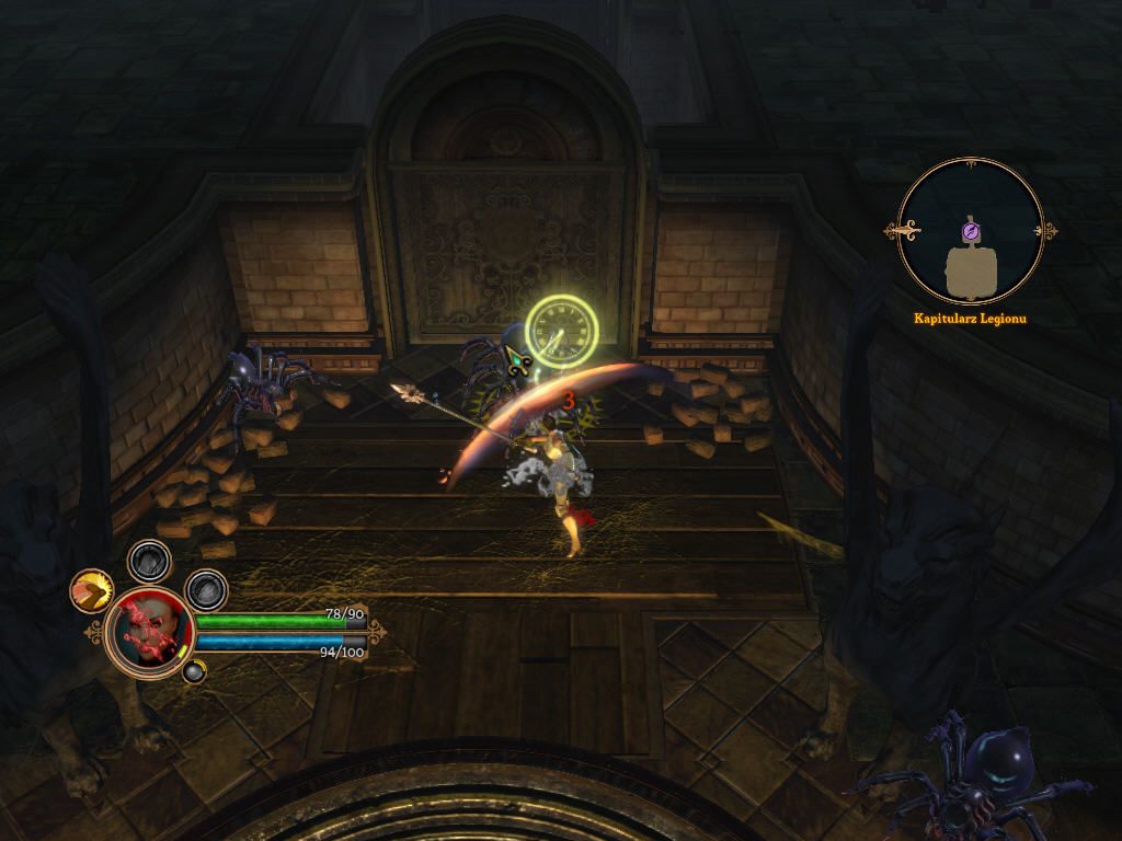 Dungeon Siege III (Windows) screenshot: Spiders!