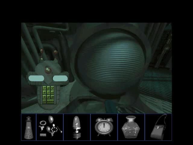 Lighthouse: The Dark Being (DOS) screenshot: Submarine