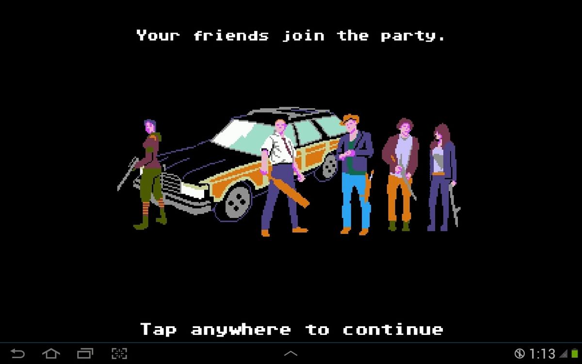 Organ Trail: Director's Cut (Android) screenshot: Friends join the party