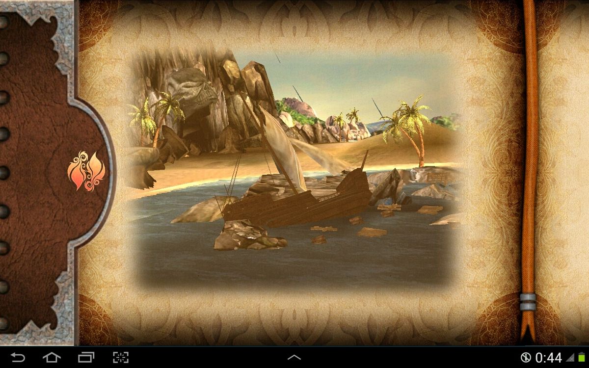 Prince of Persia: The Shadow and the Flame (Android) screenshot: Cutscene: unexpected shipwreck