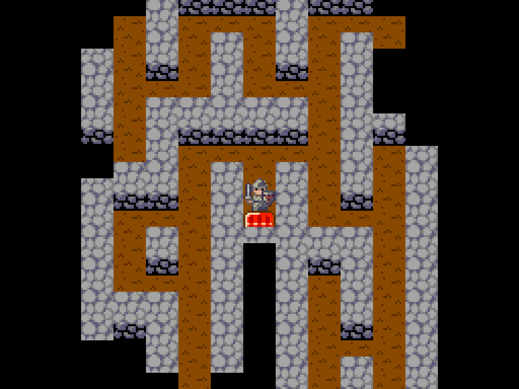 RPG Quest: Minimæ (iPad) screenshot: A maze.