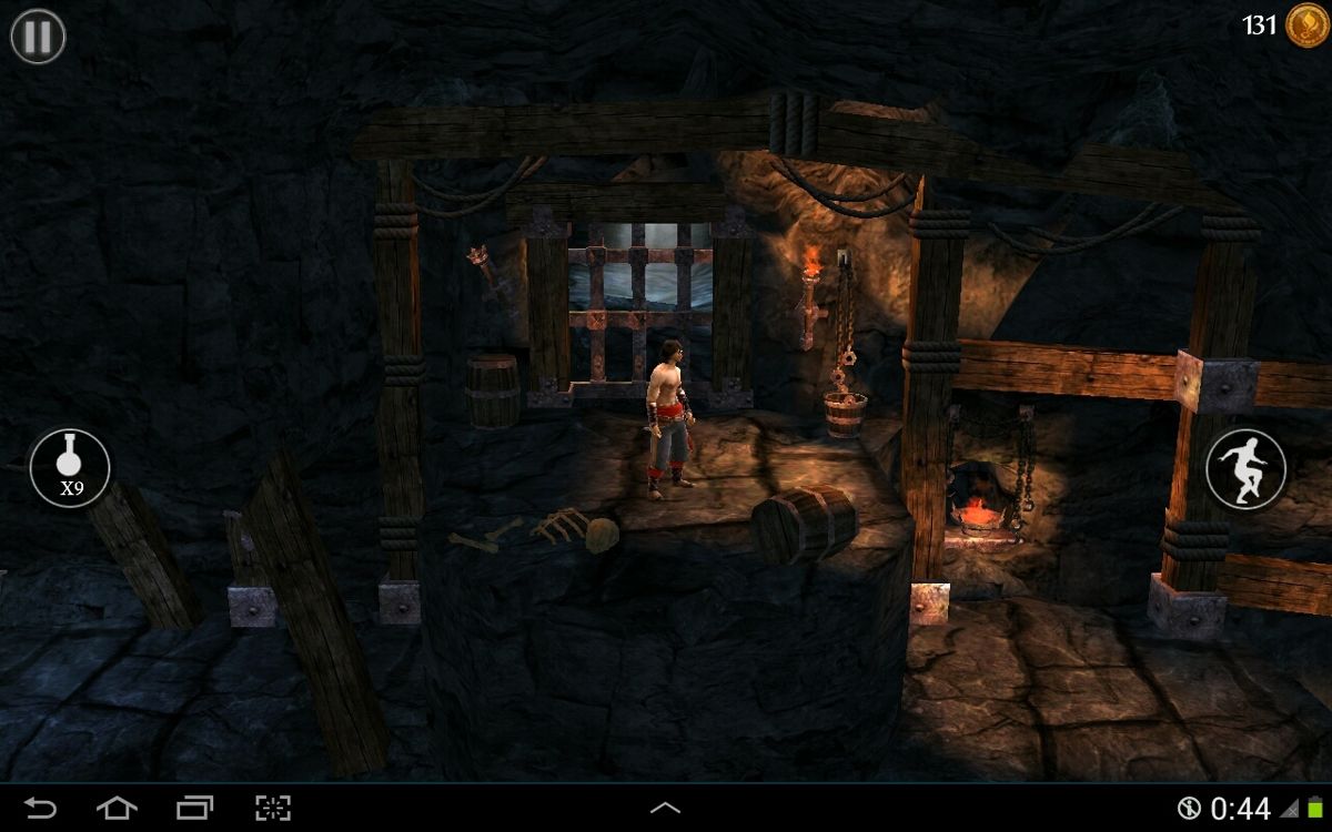 Prince of Persia: The Shadow and the Flame (Android) screenshot: A dungeon in a faraway land