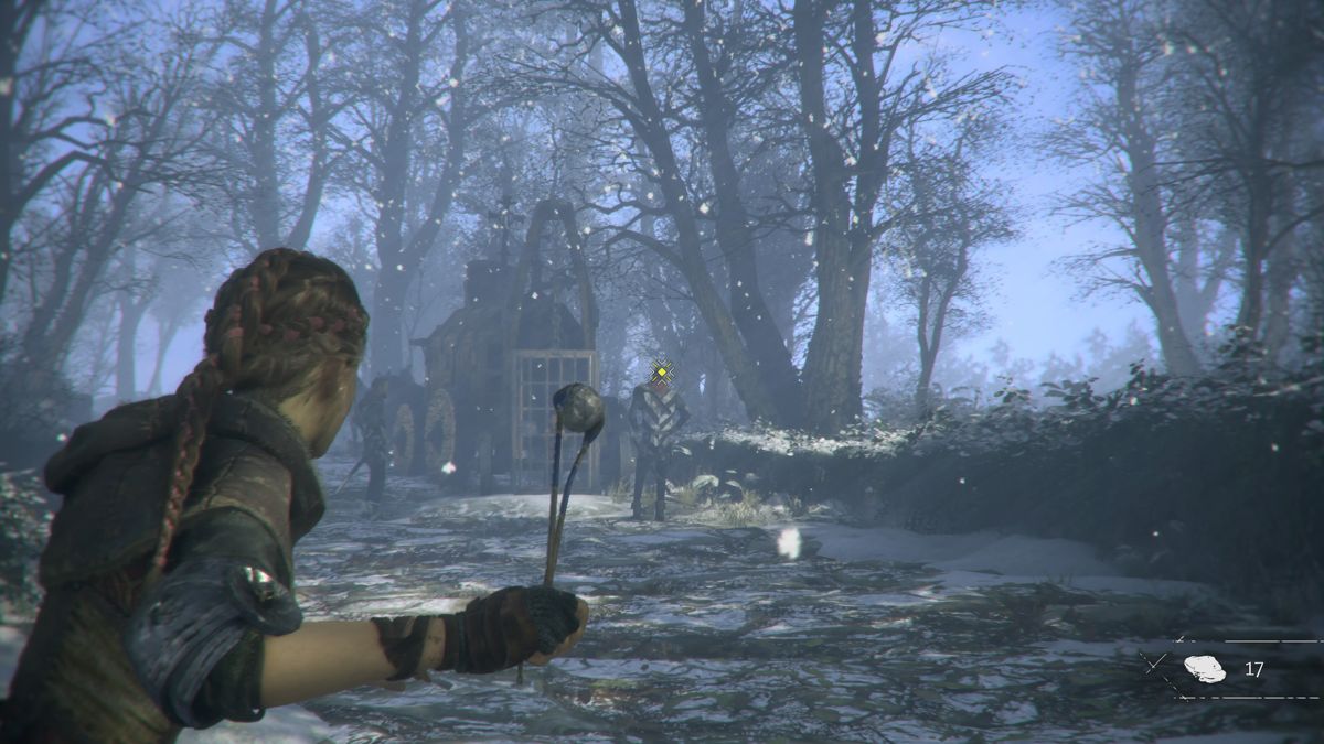 A Plague Tale: Innocence (PlayStation 4) screenshot: Rescuing Hugo... again