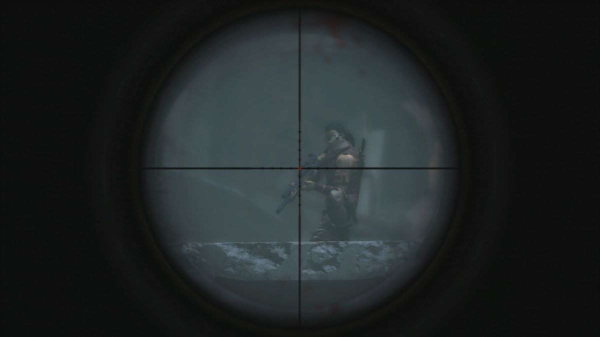 Inversion (PlayStation 3) screenshot: Taking out enemy snipers.