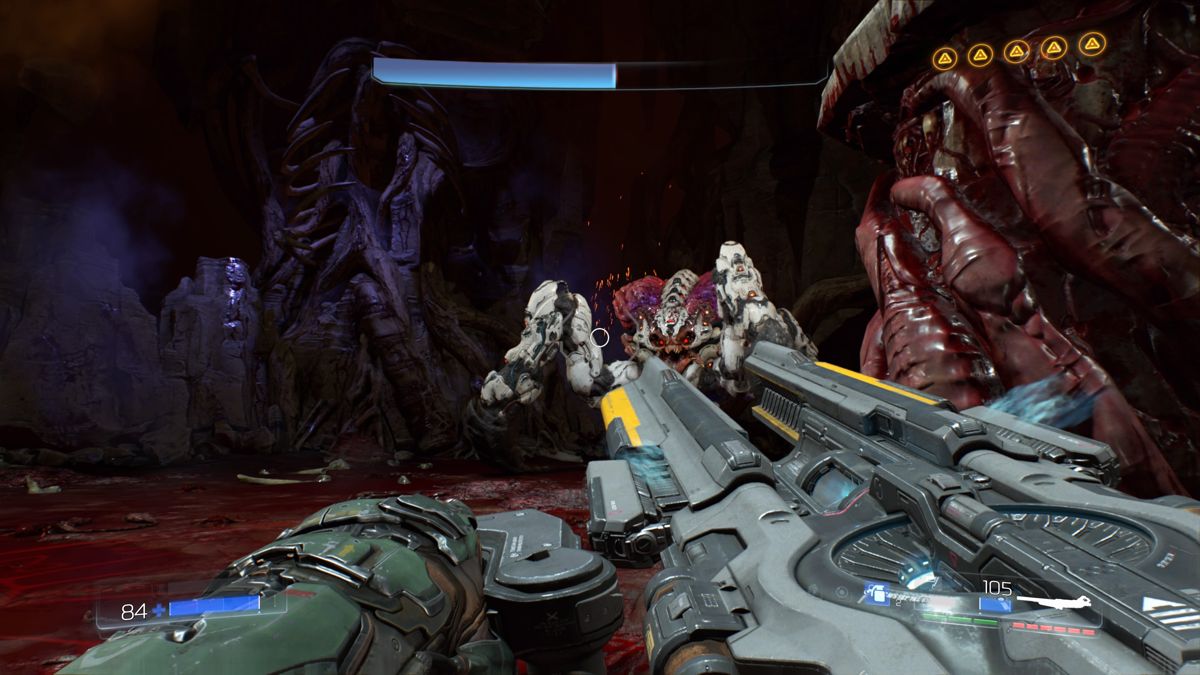 Doom (PlayStation 4) screenshot: Final boss battle