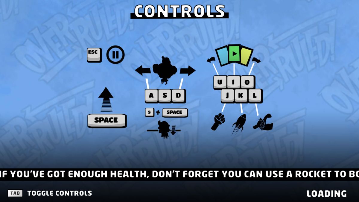 Overruled! (Windows) screenshot: Explanation of the controls