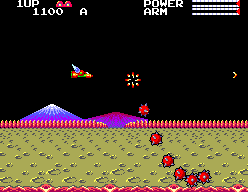 TransBot (SEGA Master System) screenshot: Starting a new game