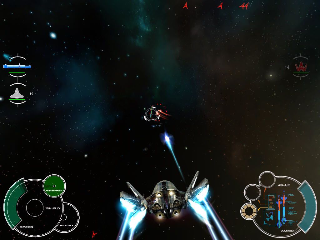 Space Interceptor (Windows) screenshot: Easy target