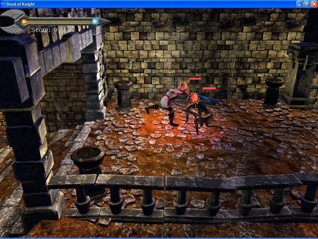 Dead of Knight (Windows) screenshot: Leave me alone! Or I will kill you!