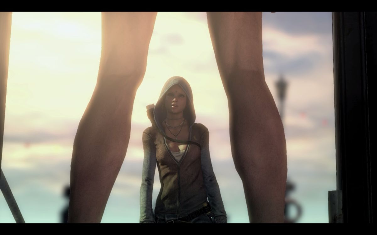 DmC: Devil May Cry (Windows) screenshot: The female sidekick