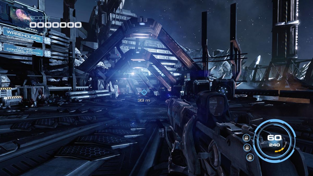 Alien Rage (Windows) screenshot: The first level (demo version)