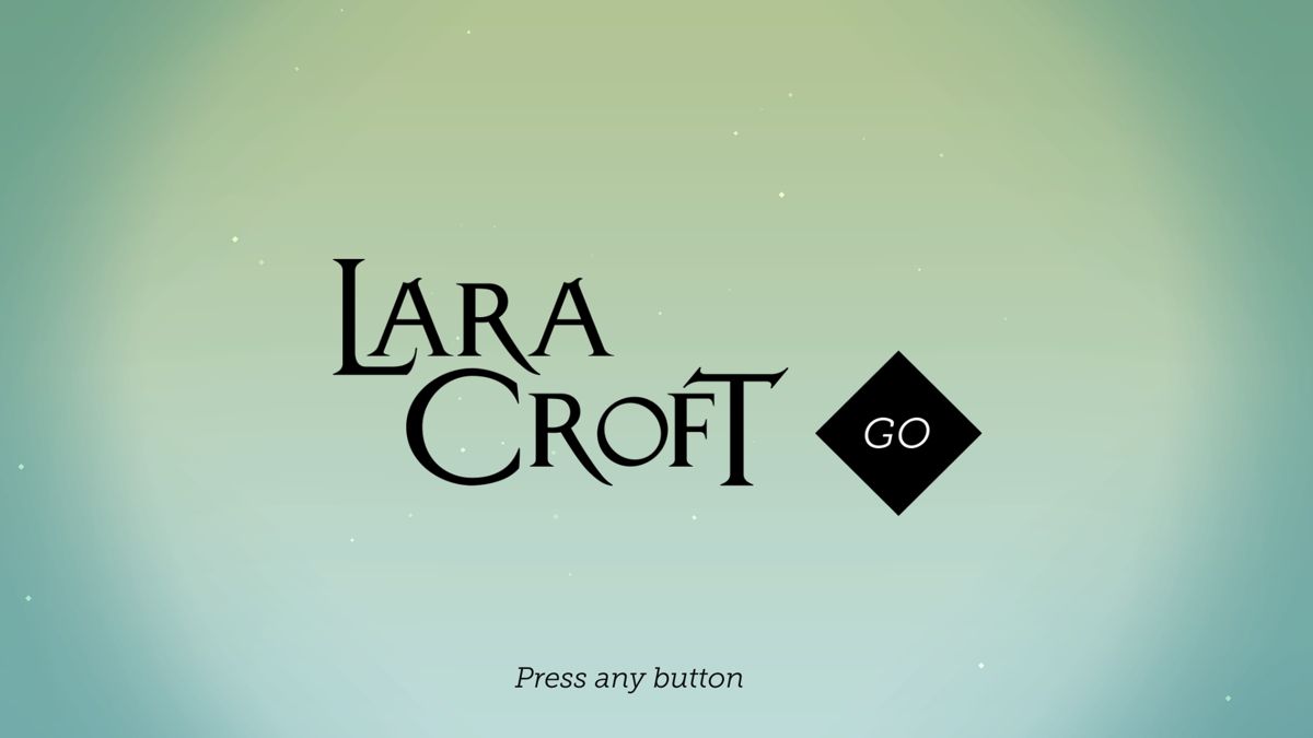 Lara Croft GO (PlayStation 4) screenshot: Title screen