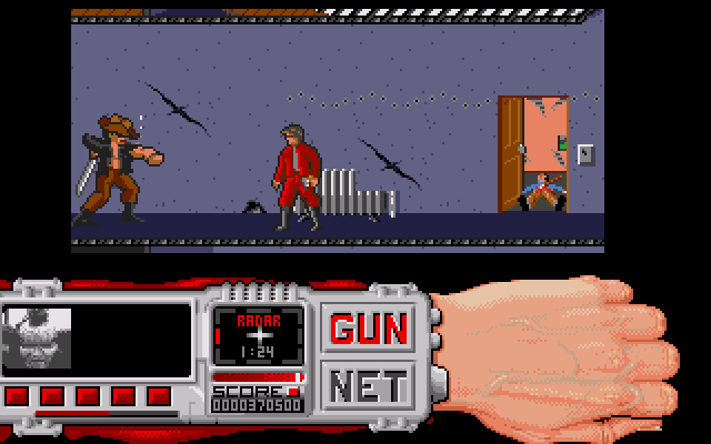 Techno Cop (Amiga) screenshot: Bill Brune