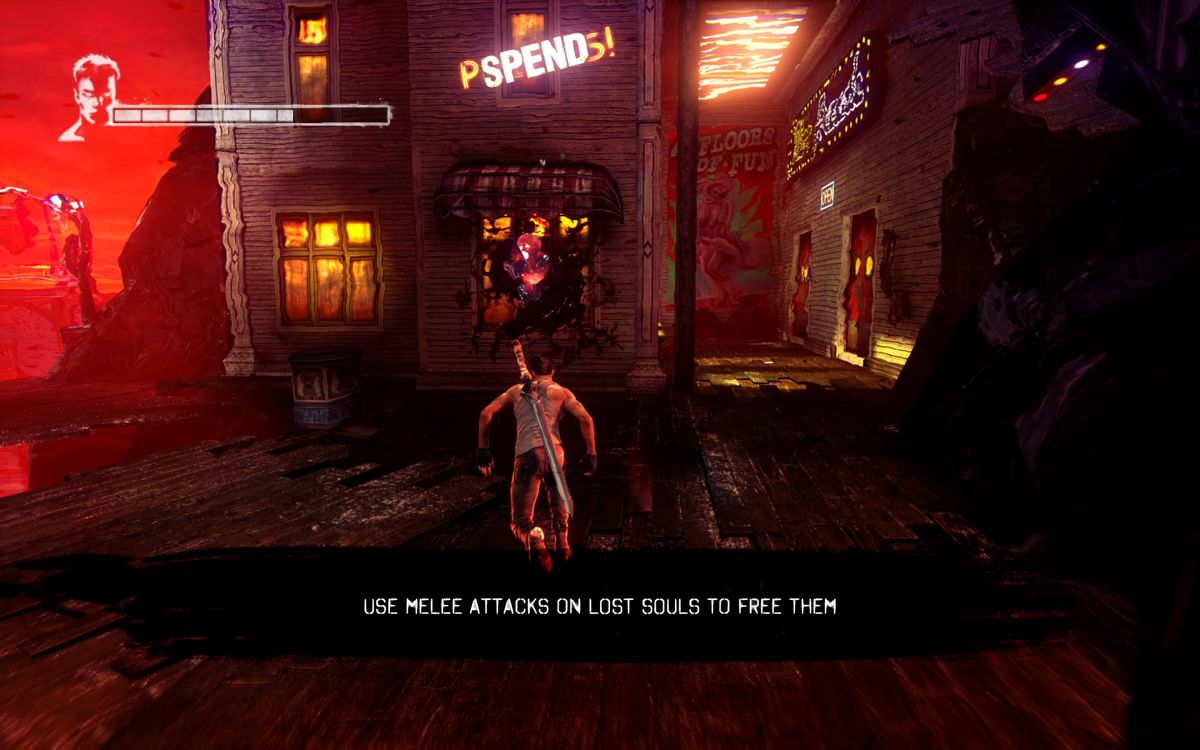 DmC: Devil May Cry (Windows) screenshot: The game features several collectibles
