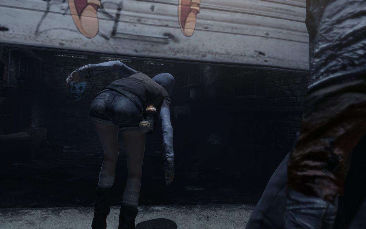 DmC: Devil May Cry (Windows) screenshot: The game certainly has ... assets ... *cough*