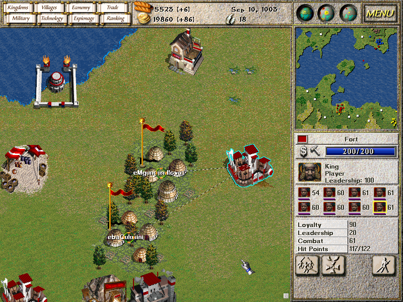 Seven Kingdoms: Ancient Adversaries (Demo Version) (Windows) screenshot: Playing as the Zulu.