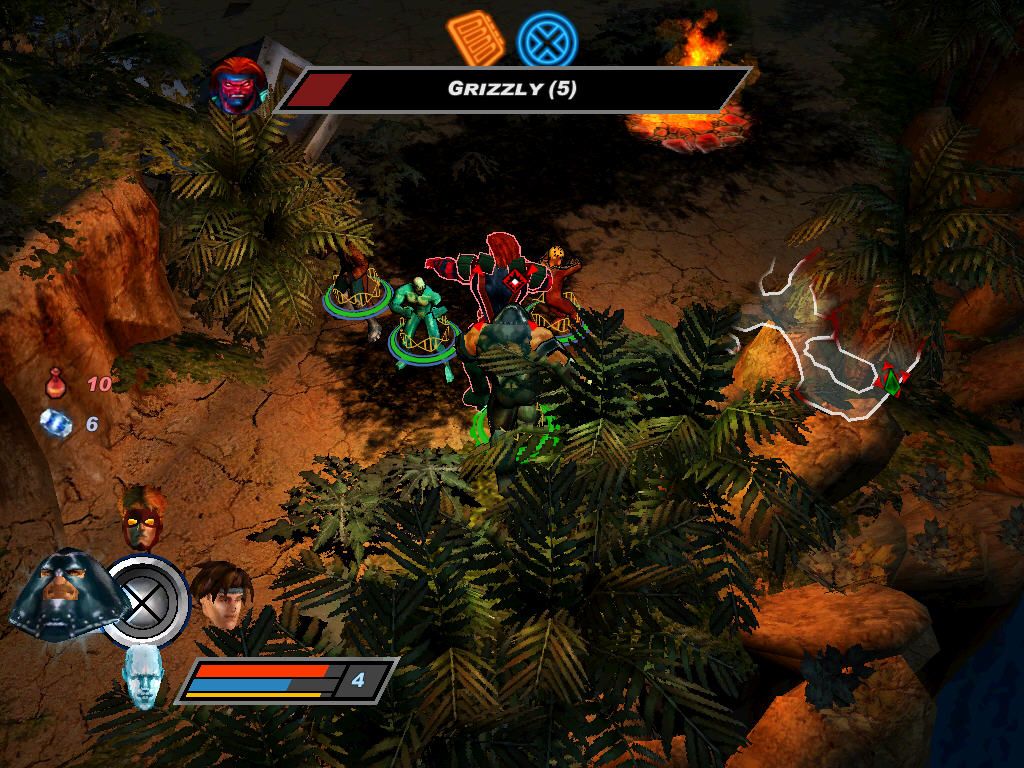 X-Men: Legends II - Rise of Apocalypse (Windows) screenshot: Fight against boss