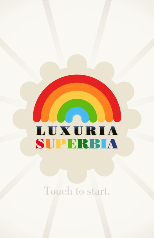 Luxuria Superbia (Android) screenshot: Title screen