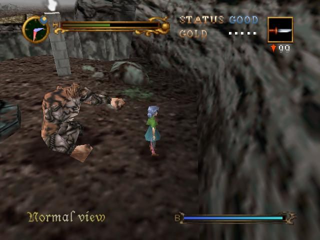 Castlevania (Nintendo 64) screenshot: Tiger beast