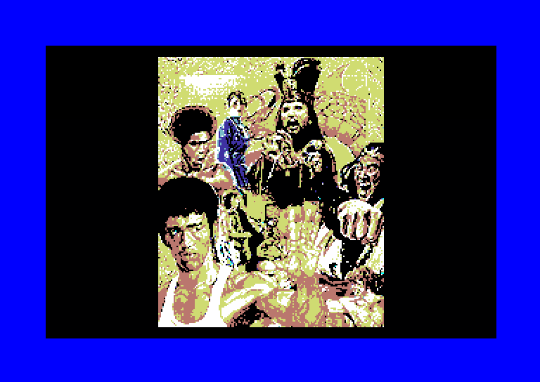Bruce Lee II (Windows) screenshot: Title screen (Commodore 64 mode)