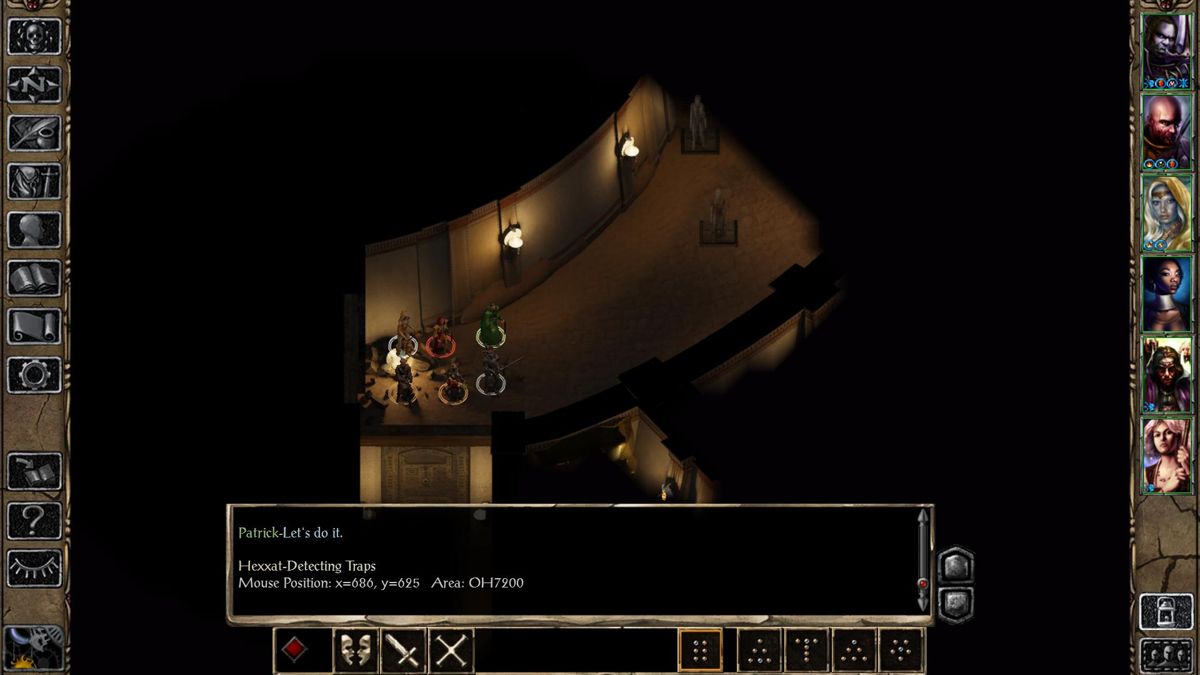 Baldur's Gate II: Enhanced Edition (Windows) screenshot: Hexxat's quests are all set in tombs