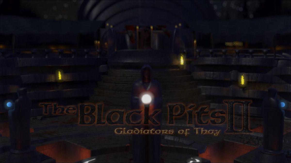 Baldur's Gate II: Enhanced Edition (Windows) screenshot: There are some new cutscenes for the new areas, here the Black Pit mode