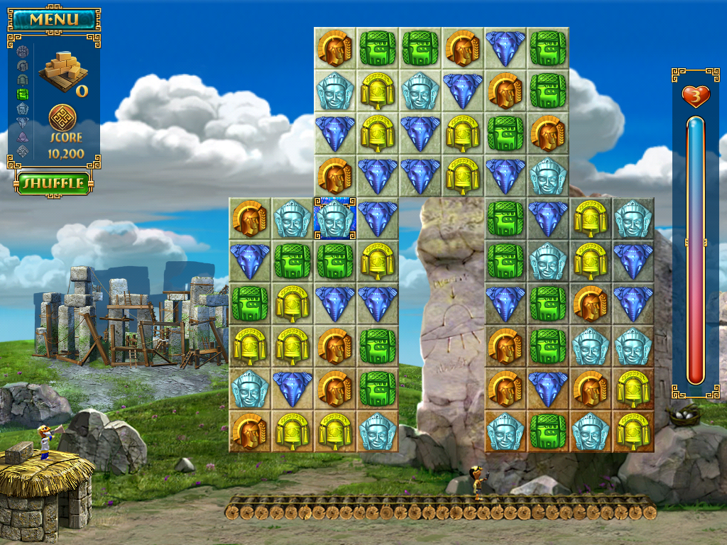 7 Wonders II (iPad) screenshot: Start of the second level