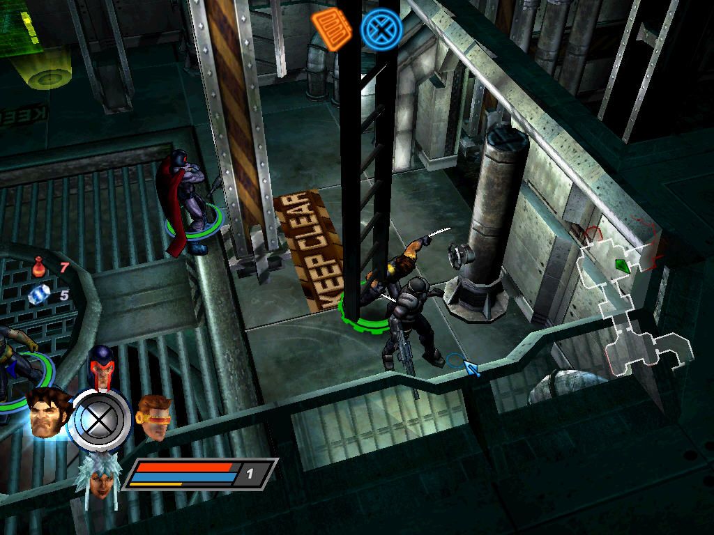 X-Men: Legends II - Rise of Apocalypse (Windows) screenshot: Claw's attack